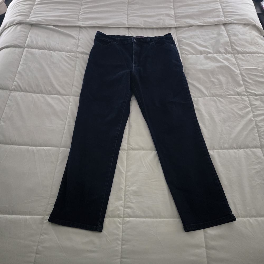 Gloria Vanderbilt Amanda Dark Indigo Jeans